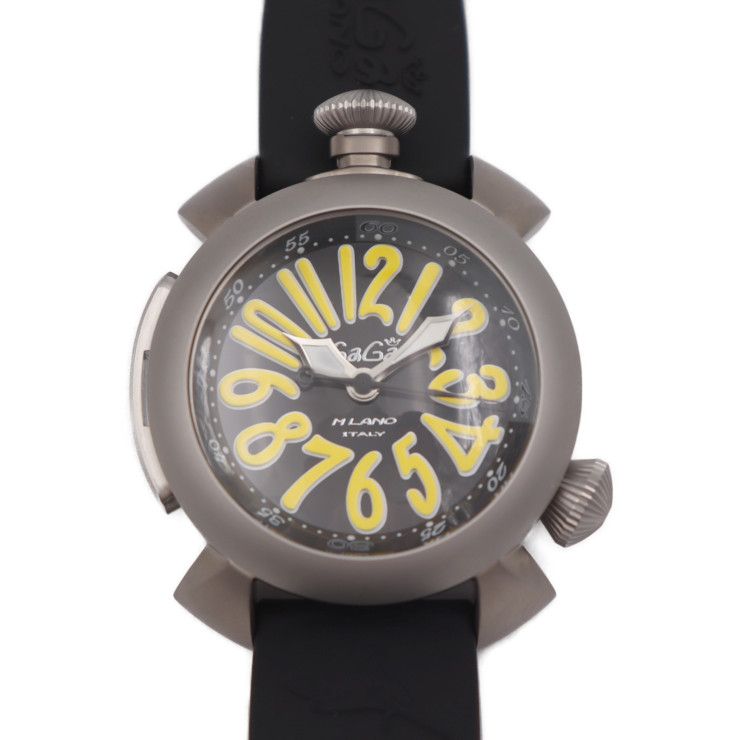 ガガミラノ 合さ ピンクゴールド マヌアーレ 48MM 自動巻き 未使用品
