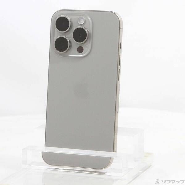 中古品〕 iPhone15 Pro 128GB ナチュラルチタニウム MTU93J／A SIM
