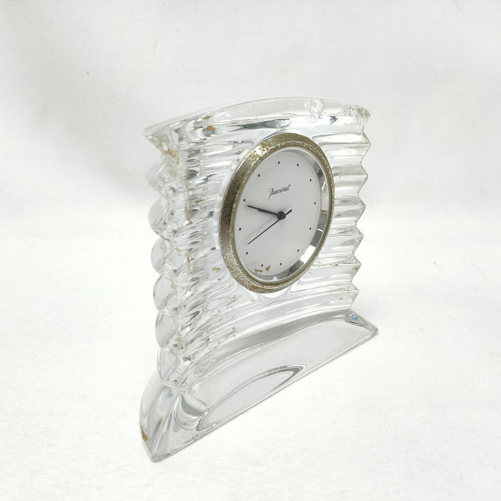 ★バカラBaccarat置時計ラランドクロック クリスタル外箱付★ ✨️Baccarat✨️バカラ クリスタル ラランド クロック 置時計 - メルカリ