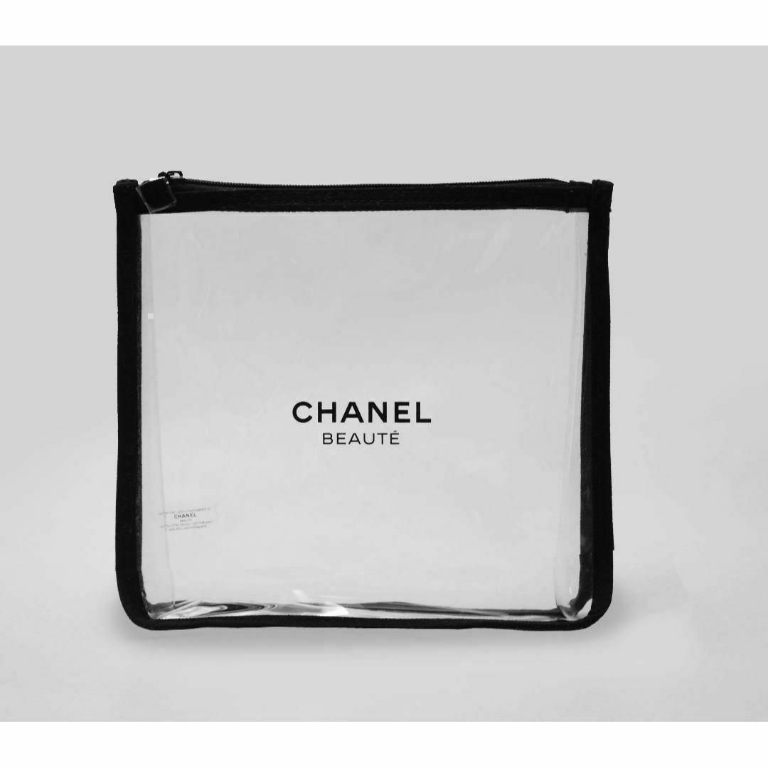 102 新品未使用本物 シャネル CHANEL ノベルティクリアポーチ