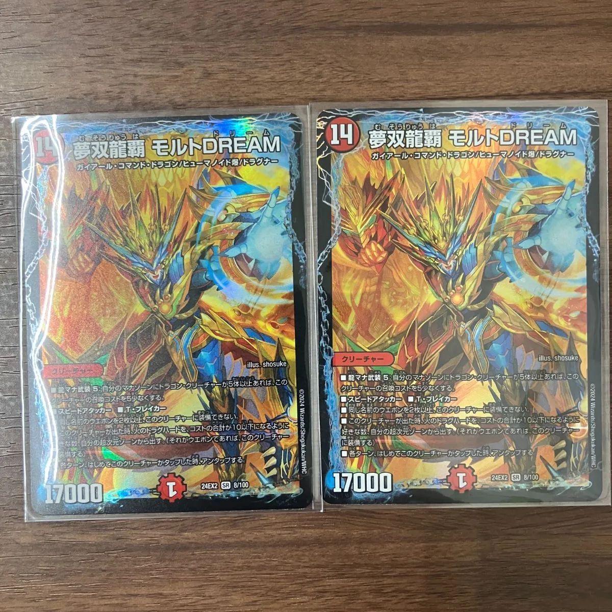 無双龍覇 モルトDREAM モルトドリーム 2枚 24EX2 SR 8/100