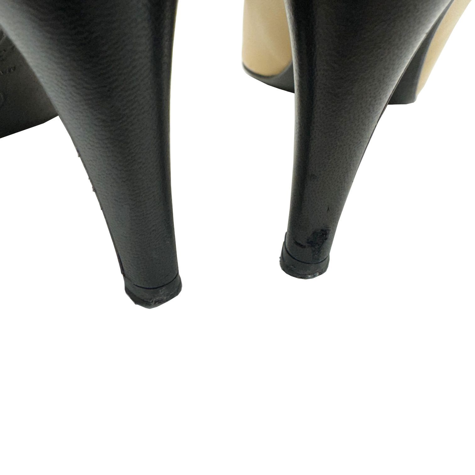 【美品】シャネル　カメリア　ココマーク　リボン　ハイヒール パンプス 58331_1.jpg