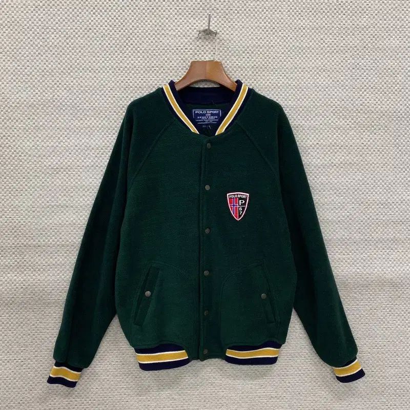 ポロ Ralph Lauren(ラルフローレン) 90s パッチ スタジャン 野球ジャンパー 100 K07111
