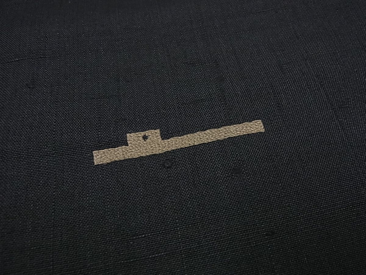 平和屋本店○希少 丸山正 Maru Factory 紬 幾何学文様 逸品3s814 