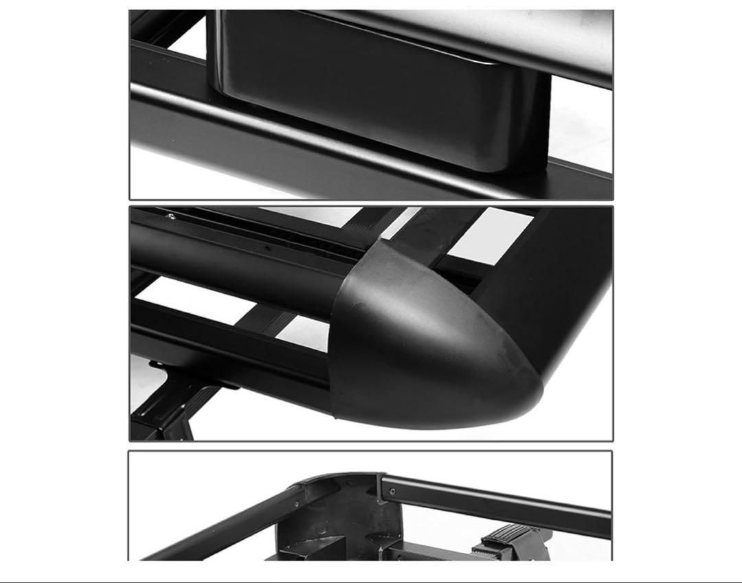 ルーフラックアルミ ルーフキャリア 130cm*100cm 車 汎用型