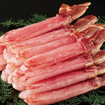 大振り 生ずわいがに脚むき身800gセット 生食可