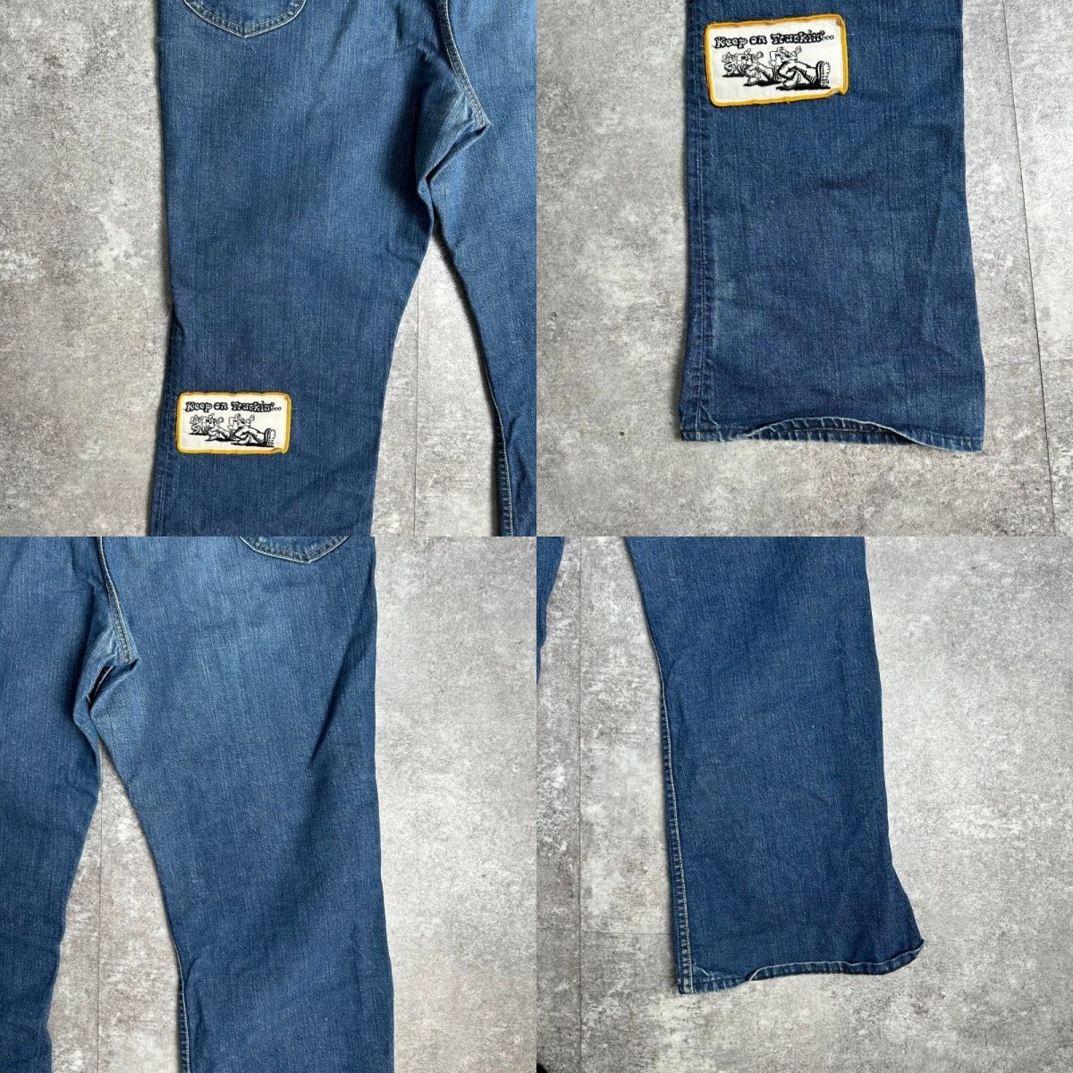 美品 70s Lee juniors デニムパンツ チノ フレア 42TALON 美品 70s Lee juniors デニムパンツ チノ フレア 42TALON - メルカリ