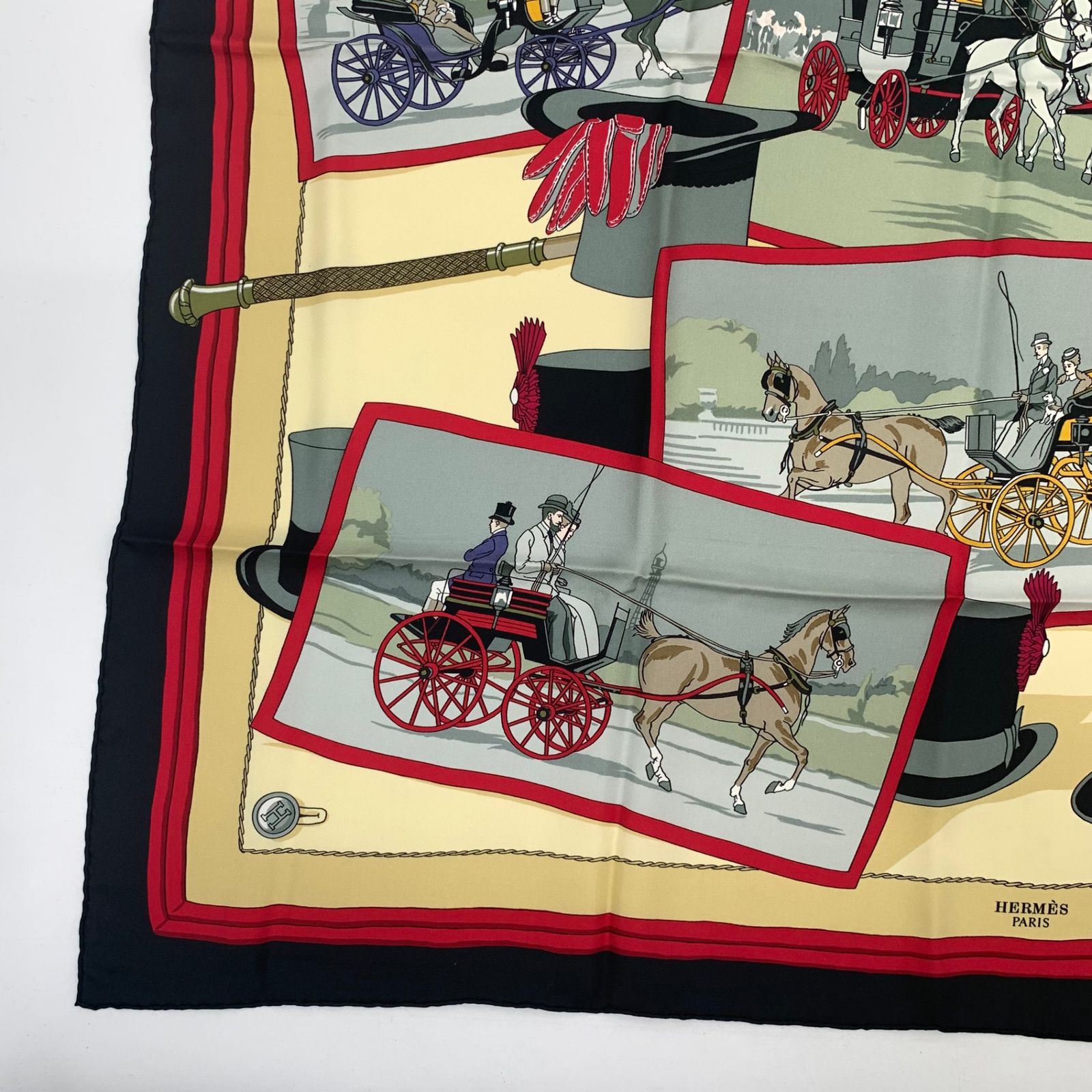 HERMES エルメス カレ90 レアアイテム Hugo Grygkar デザイン 