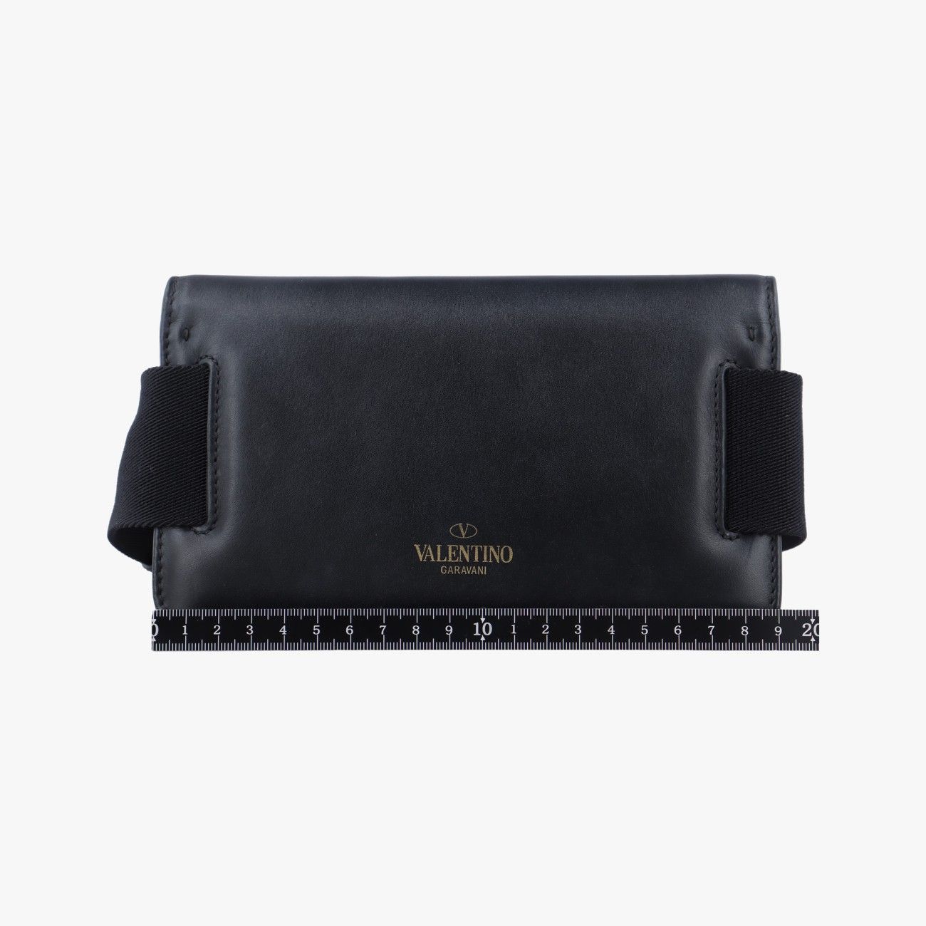 ヴァレンティノValentinoVLTNロゴ ロックブラック×ホワイトレザーBL-Q076DQM0