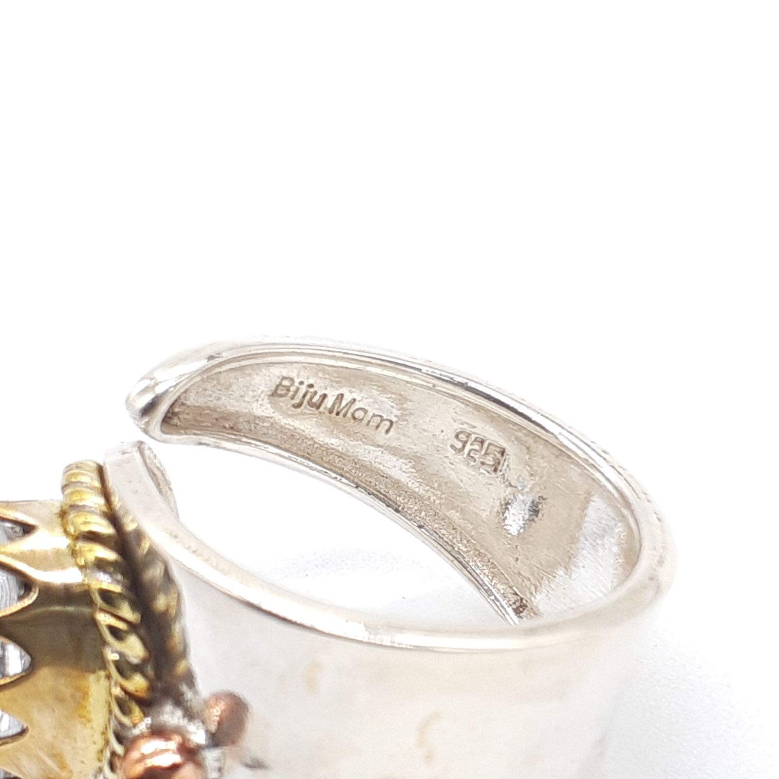 個性的リング　bijumam Biju mam ビジュマム リング Connect ring SILVER925 BRASS