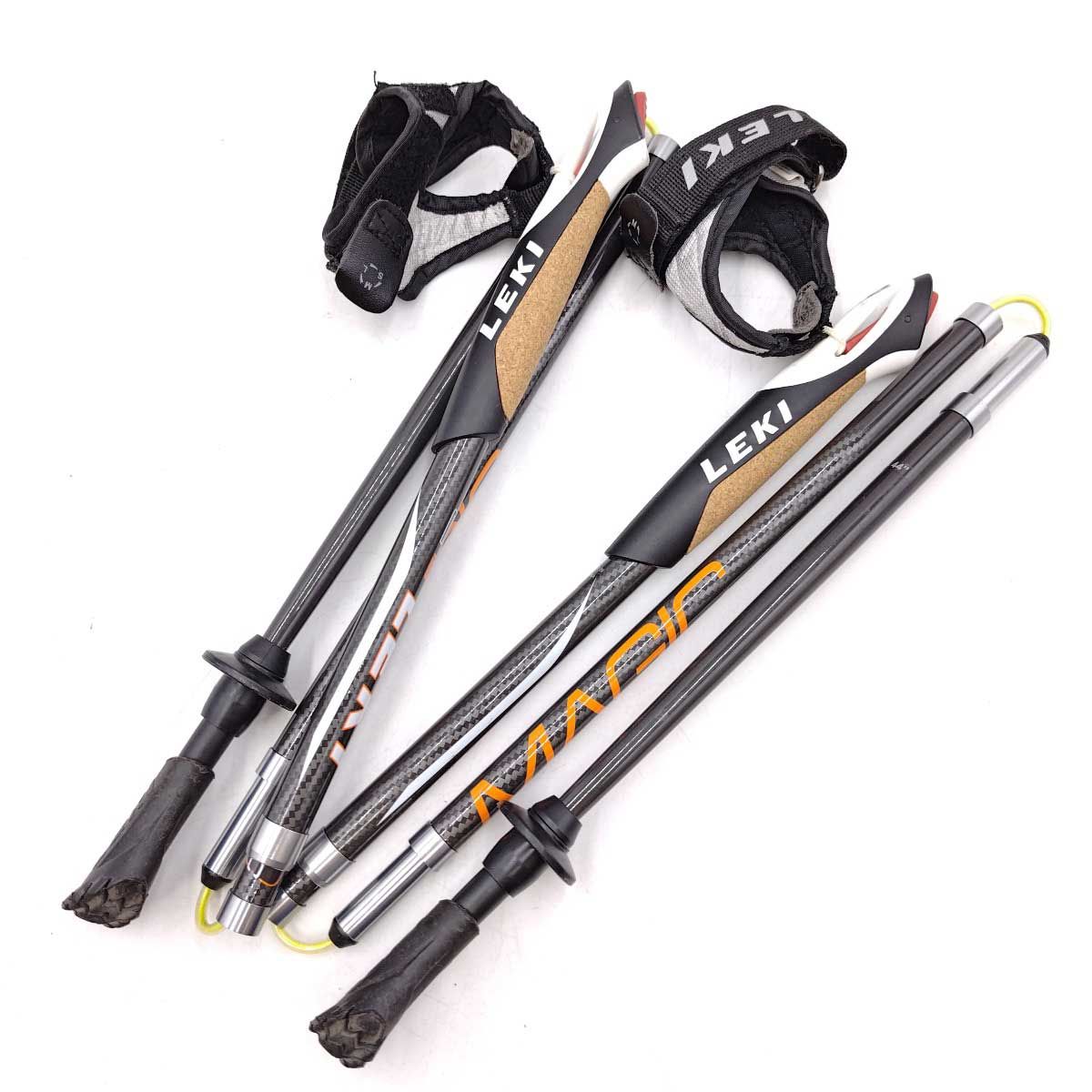 LEKI - レキ NWマイクロマジック 110 ノルディックウオーキング トレッキングポール ブラック 1300271 LEKI ステッキ 登山 レキ NWマイクロマジック 110 ノルディックウオーキング