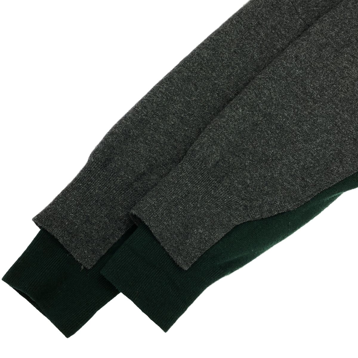 ENFOLD - ENFOLD エンフォルド 19AW シャツレイヤードプルオーバーニット 300CA370-2420 グレー 38 ENFOLD エンフォルド 19AW シャツレイヤードプルオーバーニット