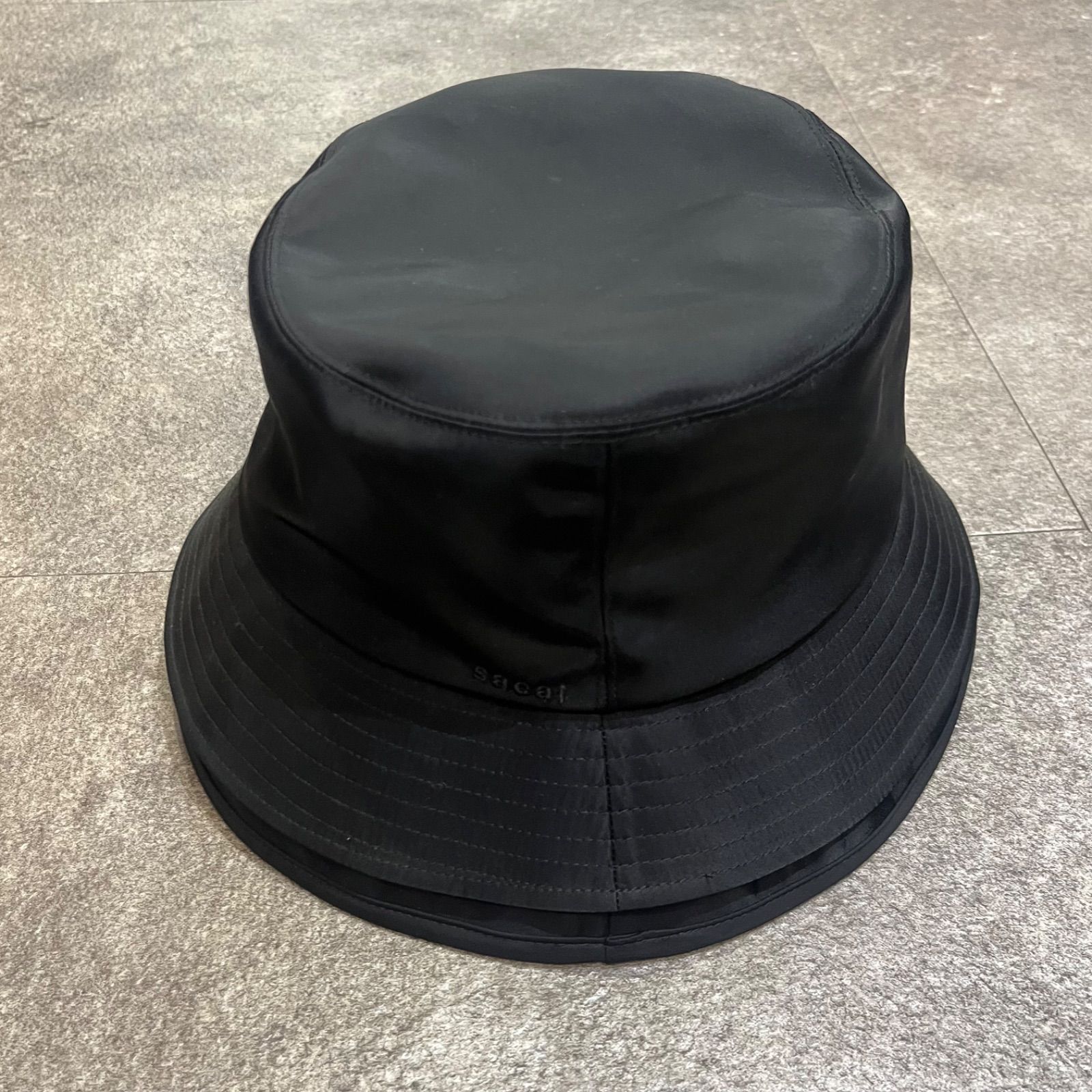 sacai 23SS NYLON TWILL DOUBLE BRIM HAT ナイロンツイルダブル