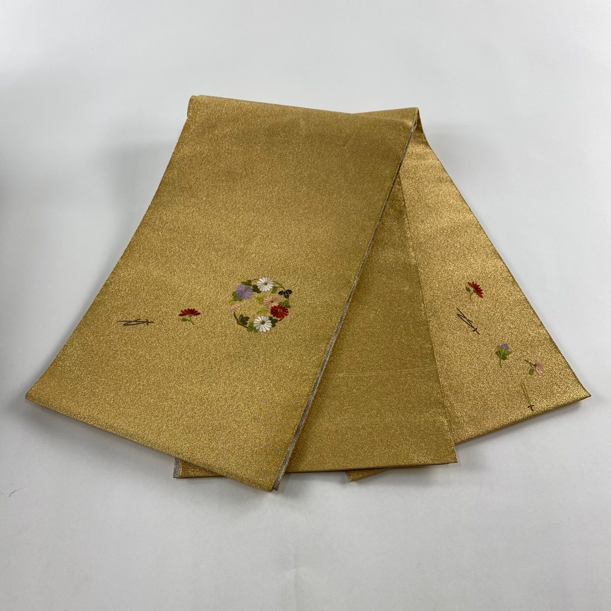 袋帯 美品 逸品 お太鼓柄 正絹 【中古】