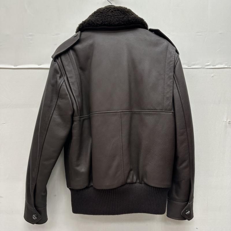 BURBERRY バーバリー ジャケット 上着 レザージャケット G-1 レザー ジャケット フライト ムートン襟 ワッペン ライナー付き 8025225