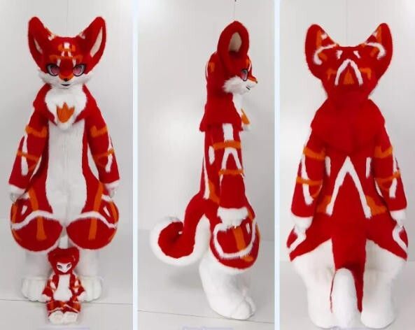 即納 着ぐるみ ケモノ体 短毛タイプ セット ケモノ ぬいぐるみ コスプレ ☆即納 着ぐるみ ケモノ体 フルスーツ 短毛タイプ NO.100 M