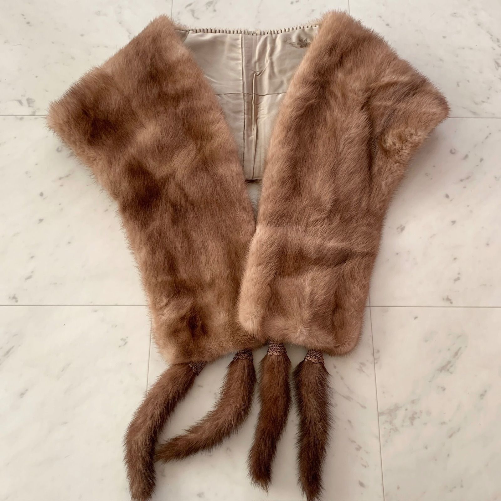 SAGA FOX サガフォックス/ ファー マフラー ティペット クリップ留め