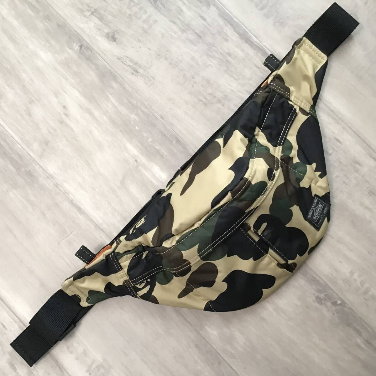 ☆激レア☆ ポーター × BAPE camo ウエストバッグ a bathing ape Bag