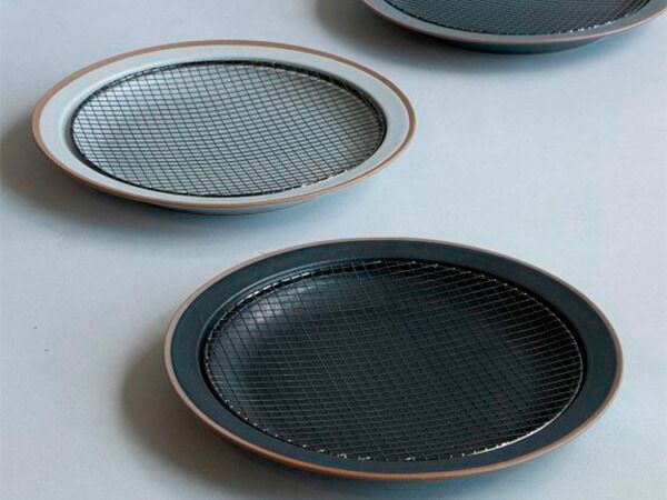 KIKIME amime プレート L 黒酸化網×グレー SKLAD-KIRPICHA_RU