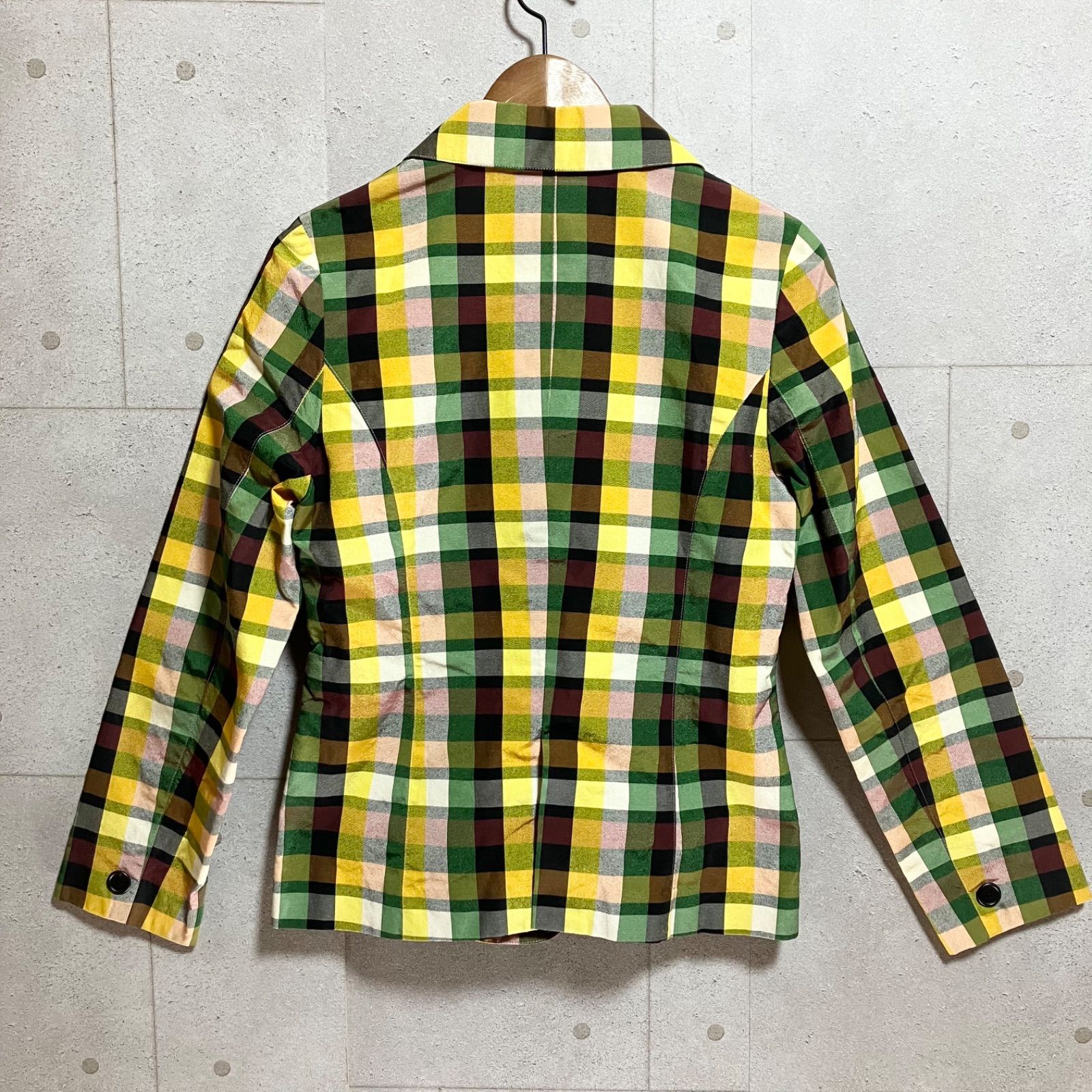 ALGONQUINS チェック テーラードジャケット 希少 ALGONQUINS アルゴンキン チェック セットアップ スーツ