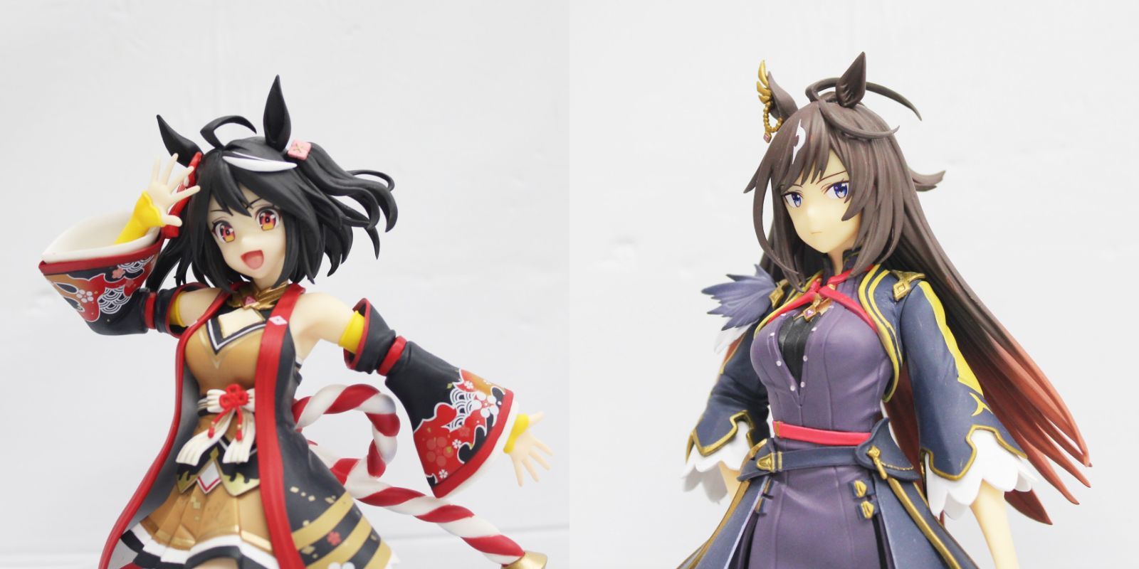 【中古】一番くじ ウマ娘 A賞 キタサンブラック＆ドゥラメンテ フィギュアセット