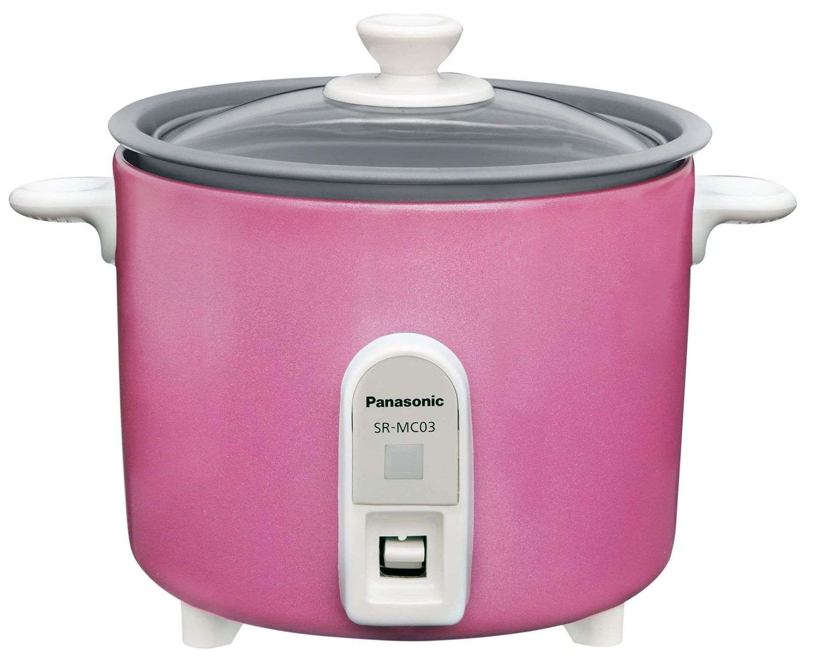 パナソニック 炊飯器 1.5合 1人用炊飯器 自動調理鍋 ミニクッカー ピンク SR-MC03-P [ピンク]