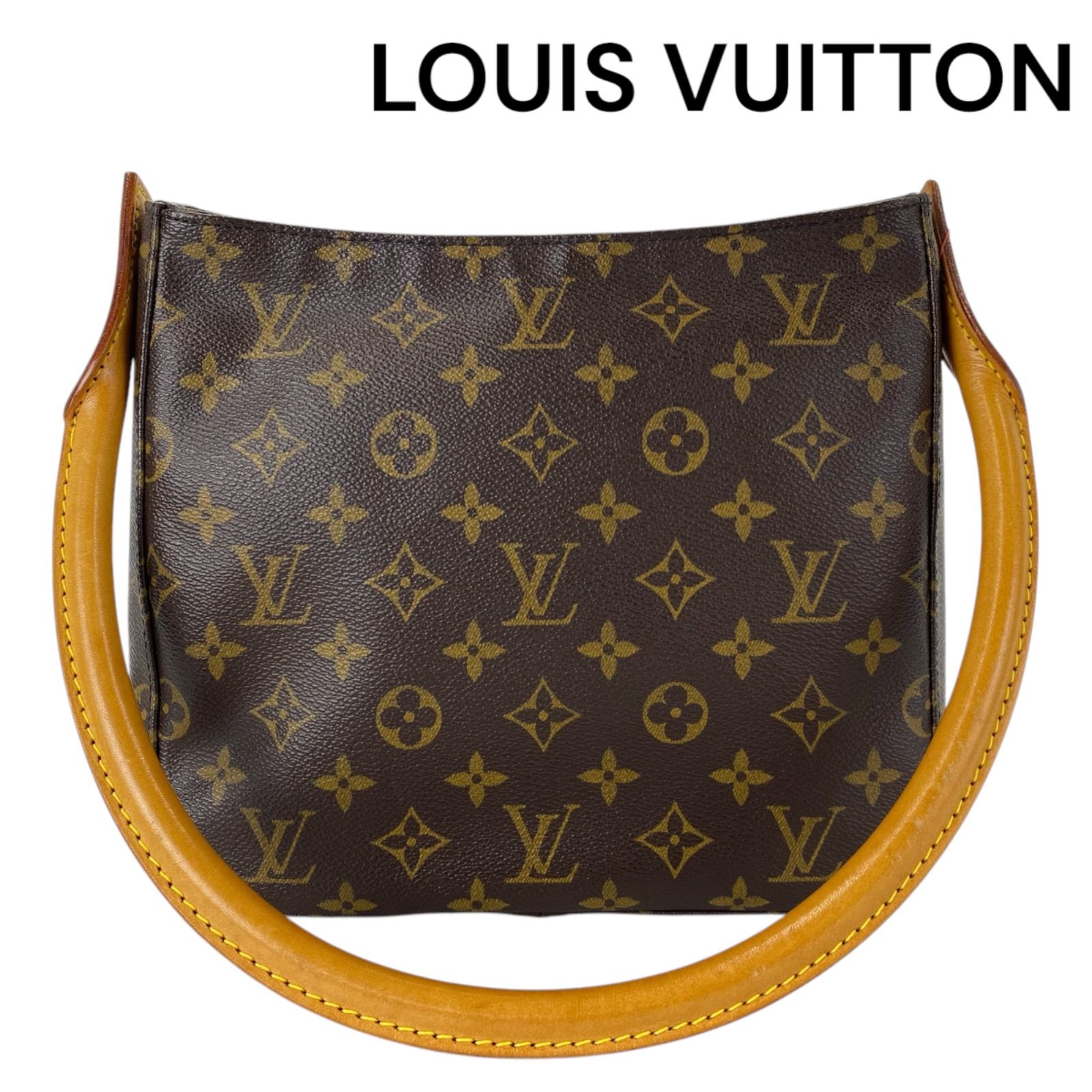 ルイヴィトンルーピングMM モノグラムワンショルダーバッグ
