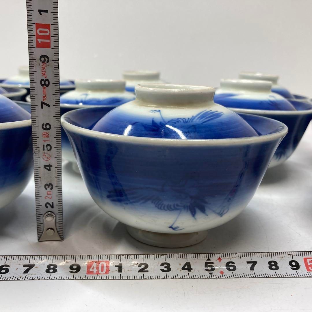 古伊万里　薄瑠璃　蓋茶碗　江戸期　E380AS-CHs 古伊万里 薄瑠璃 蓋茶碗 江戸期 E380AS-CHs - メルカリ