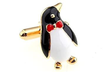 mrcuff Penguin Cufflinks with aプレゼンテーションギフトボックス