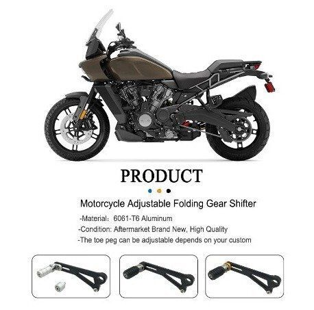 HARLEY ハーレー パンアメリカ 1250|S 2020-2025 ギア シフト レバー シフター 調整 折りたたみ式