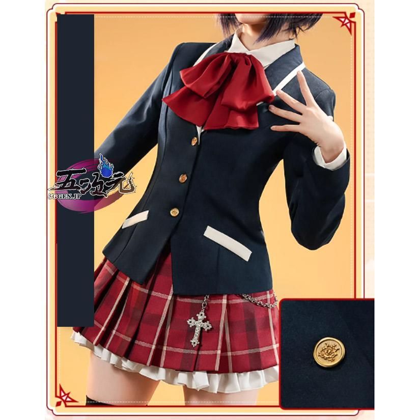 小鳥遊六花 コスプレ衣装 制服 ウィッグ Amazon.co.jp: [Generies] コスプレ衣装 中二病でも恋がしたい