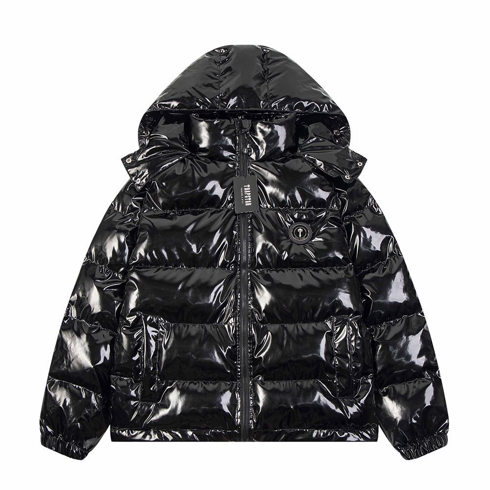 Trapstar 新作ファッションシンプルなPU暖かい綿ジャケット