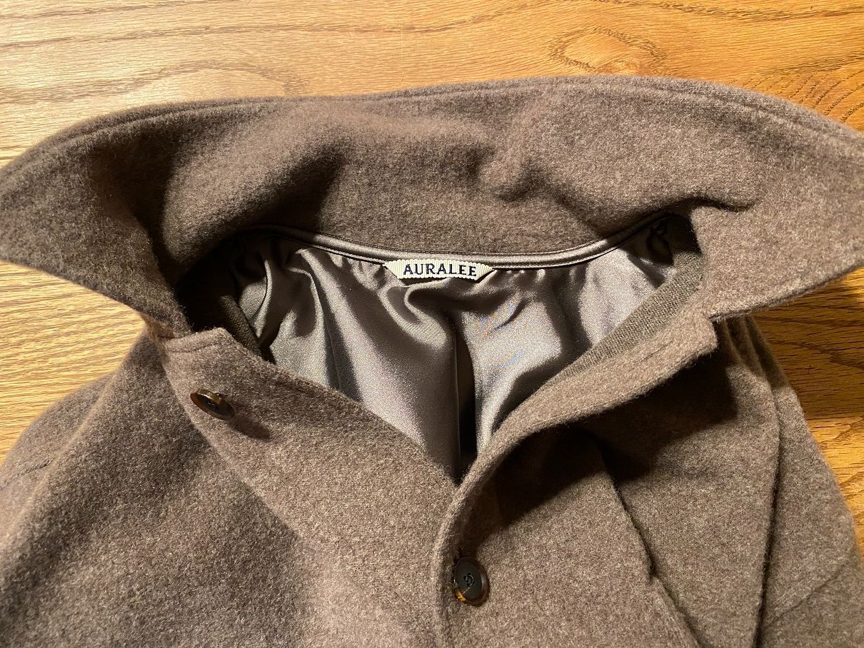 AURALEE】CASHMERE WOOL BIG SHIRTSBLOUSON - メルカリ