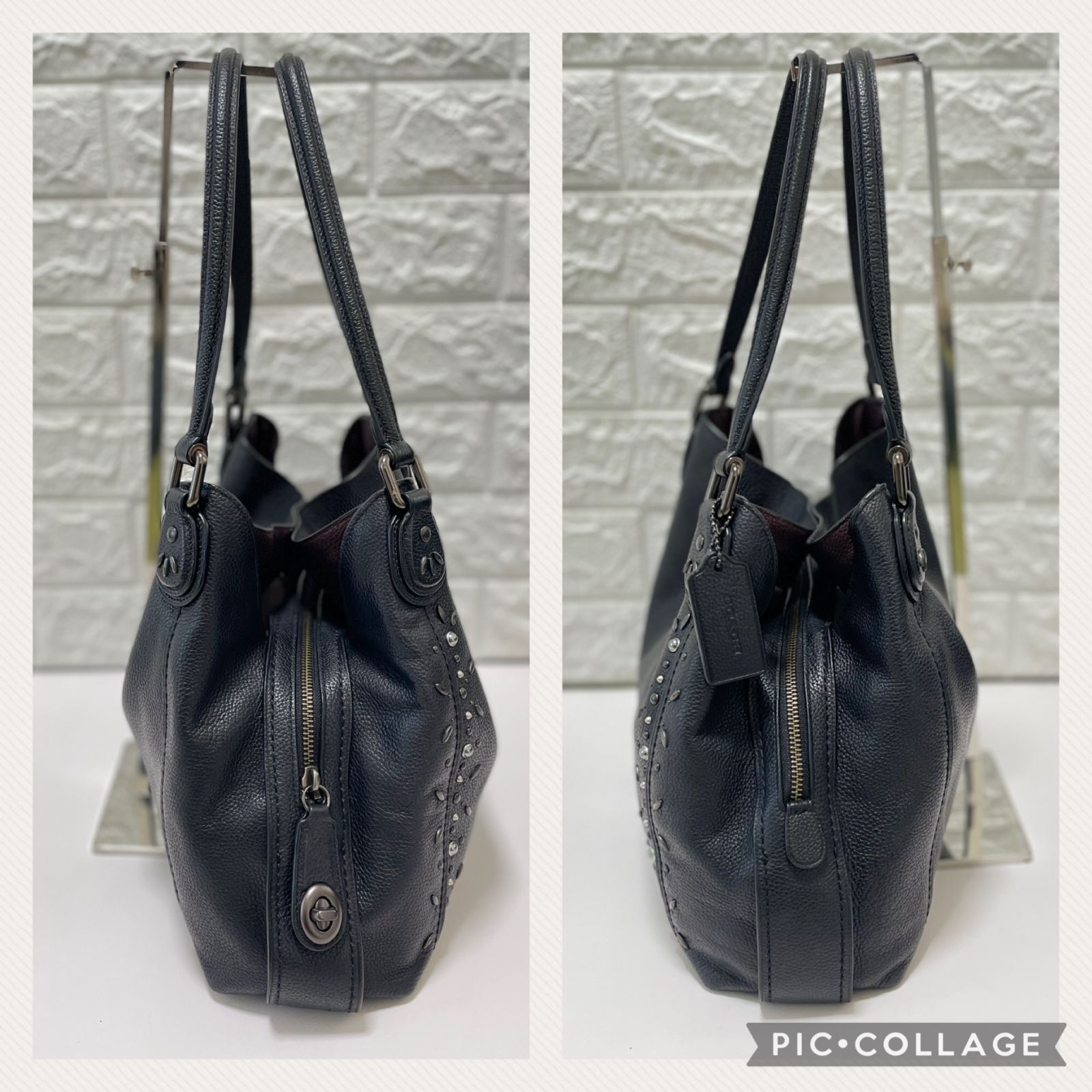 ☆美品☆ COACH コーチ 22794 ショルダーバッグ トートバッグ ブラック