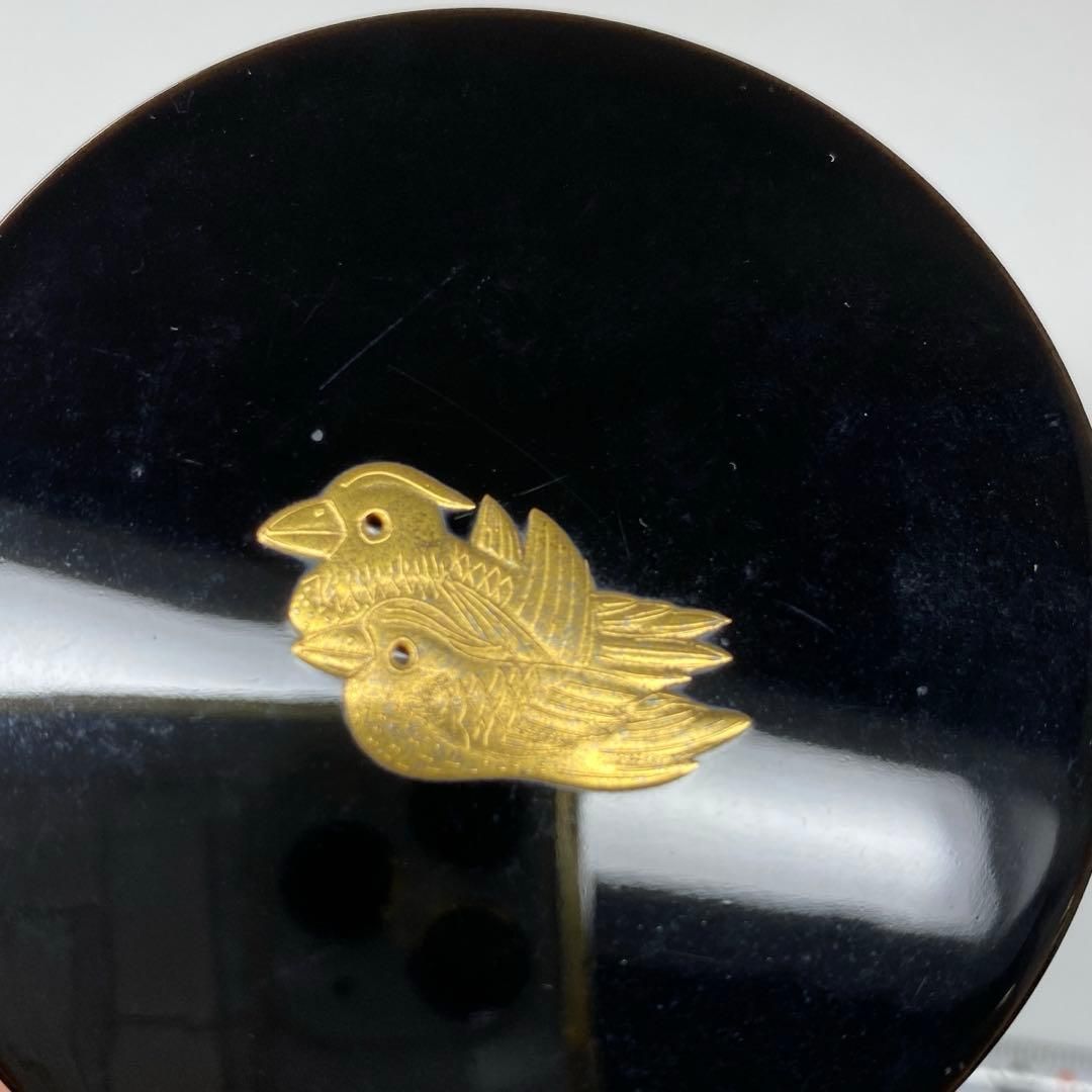 逢絢亭】茶道具 大棗 輪島塗 沈金彫り 表千家流書付 前志芸男 共箱入り