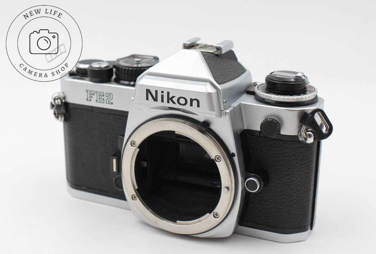 良上品☆Nikon ニコン フィルム一眼レフ FE2 シルバー ボディ