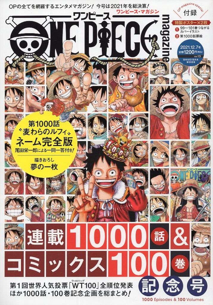 集英社 集英社ムック 尾田栄一郎 ワンピースマガジン Vol.13