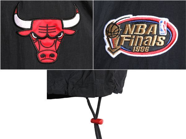 ブルズ ナイロン アノラック パーカー ジャケット メンズ L NBA  