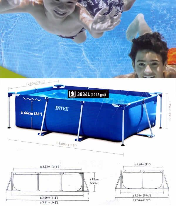 新品未開封INTEXプール3m×2m カバーセット 【公式通販】