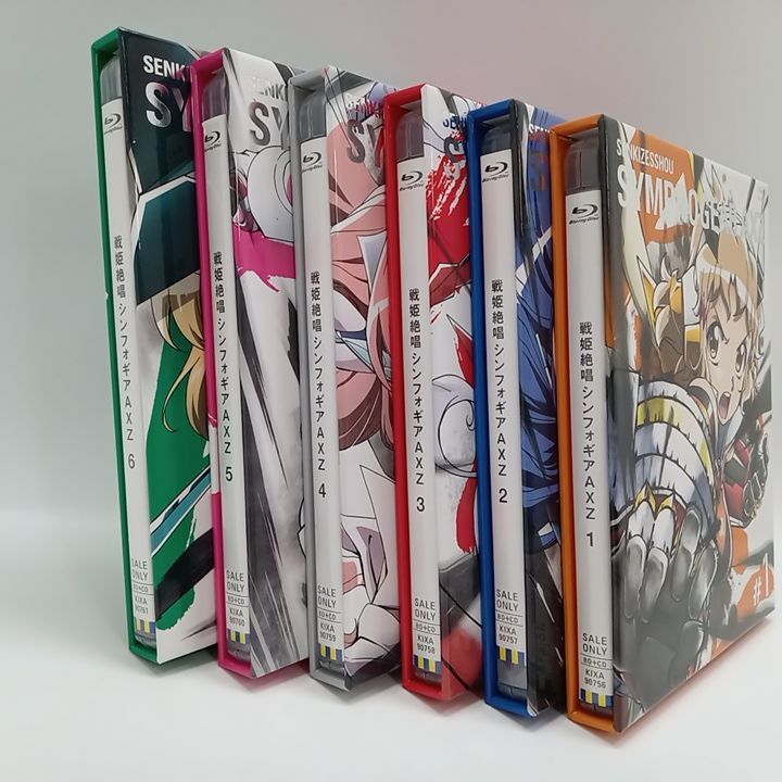 【戦姫絶唱シンフォギアAXZ】 ブルーレイ・CD 全6巻セット Amazon.co.jp: 戦姫絶唱シンフォギアGX 全6巻セット [マーケット