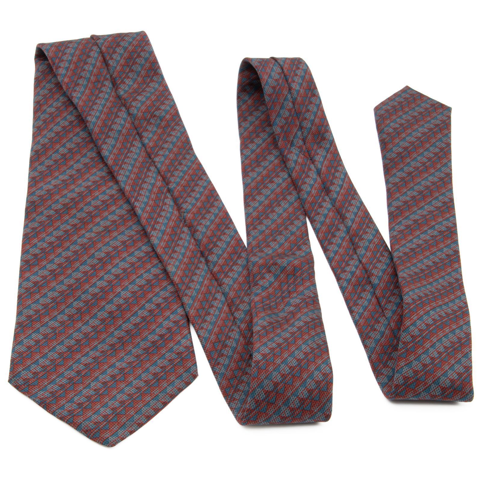 ディオール　ネクタイ　ストライプ ドット　チェック　ブラウン　茶色 ディオール ネクタイ ストライプ ドット チェック ブラウン 茶色