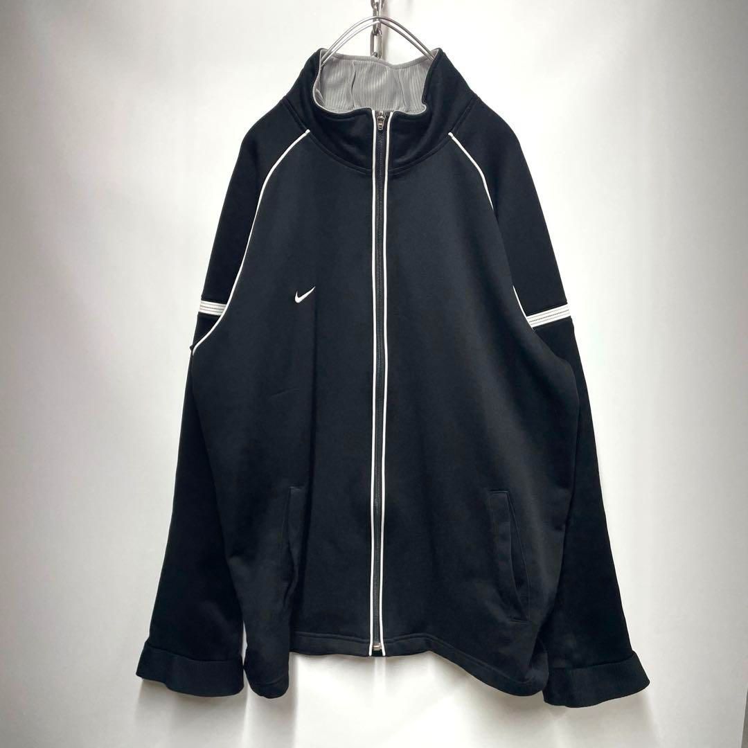 【希少】NIKE トラックジャケット　ジャージ　ナイジェリア　大き目　黒　XL 希少】NIKE トラックジャケット ジャージ ナイジェリア 大き目