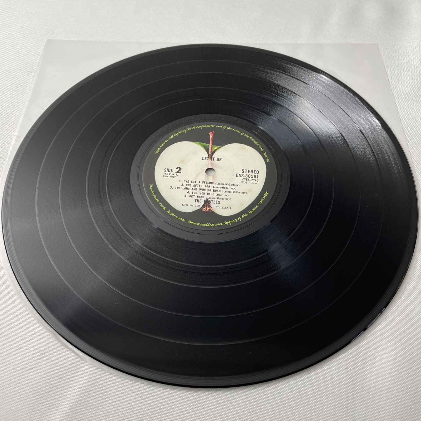 ザ・ビートルズ – レット・イット・ビー】LP 日本盤 見開き