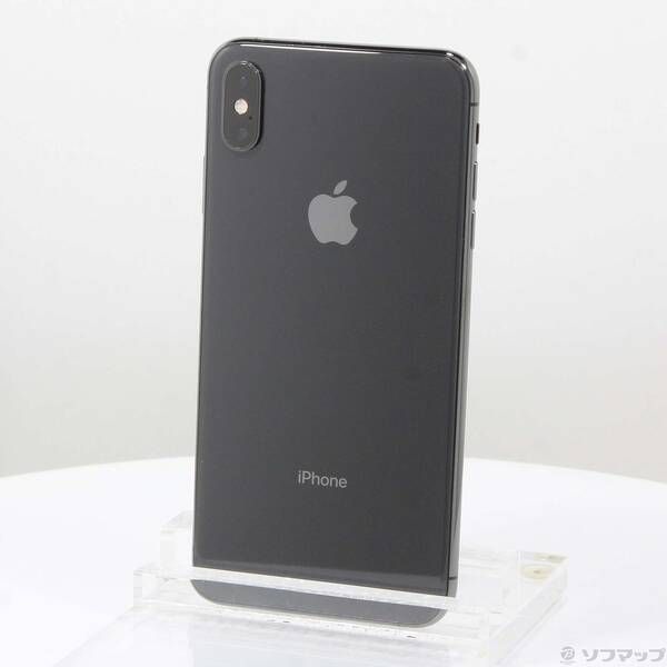 中古品〕 iPhoneXS Max 256GB スペースグレイ MT6U2J／A SIMフリー
