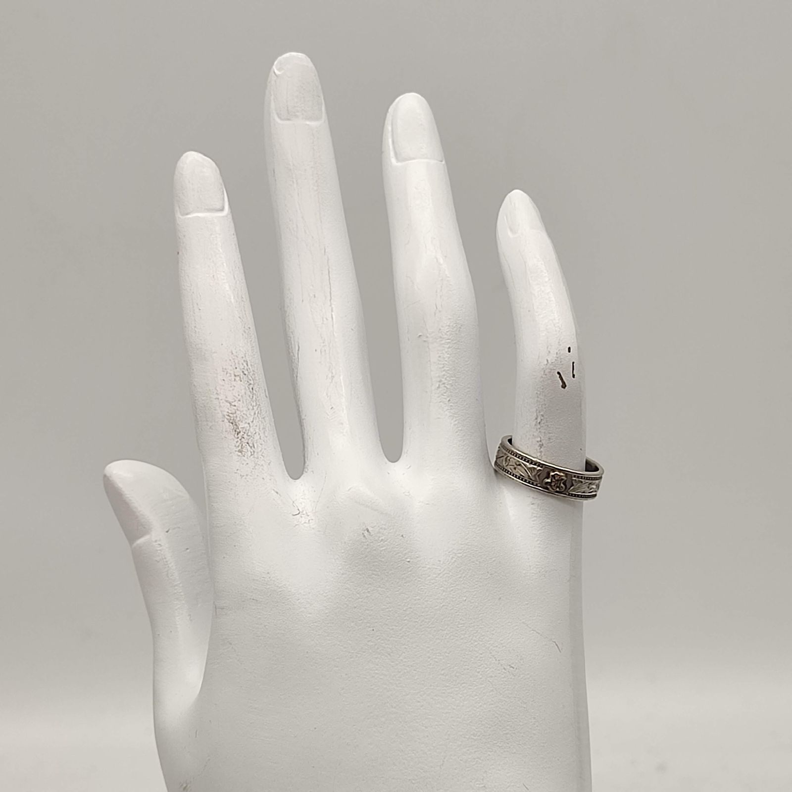 美品】ノートルダム女子大学 卒業記念 リング SILVER K18×シルバー925