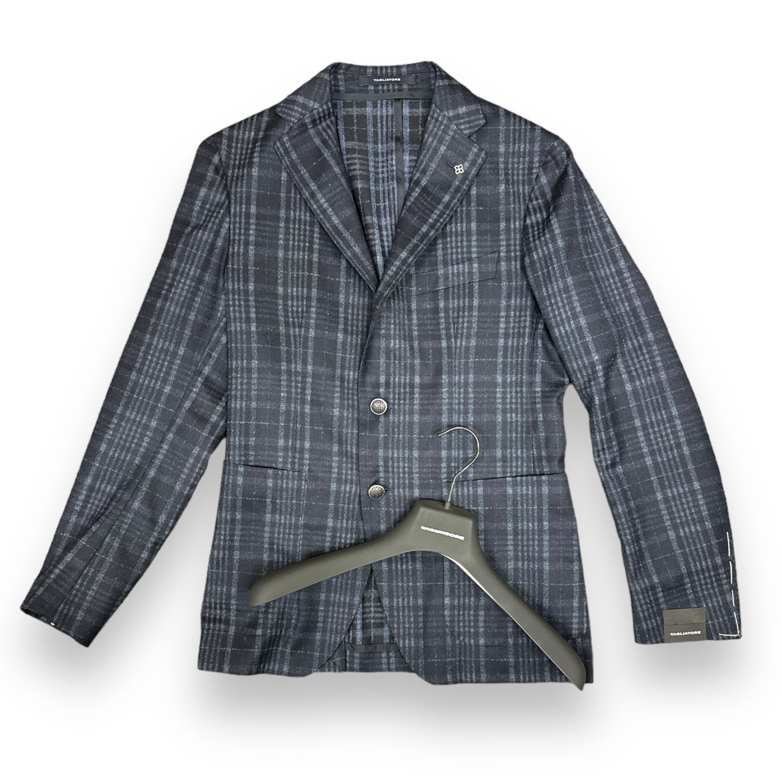 新品 TAGLIATORE タリアトーレ オンブレチェック シャツ 40｜ファッション 