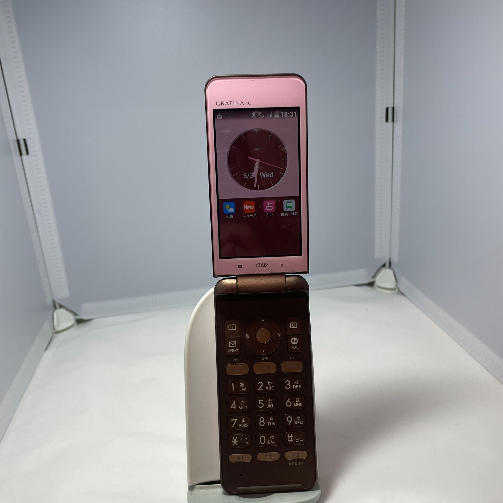 GRATINA 4G KYF31 ピンク au android ガラホ G29 - メルカリ
