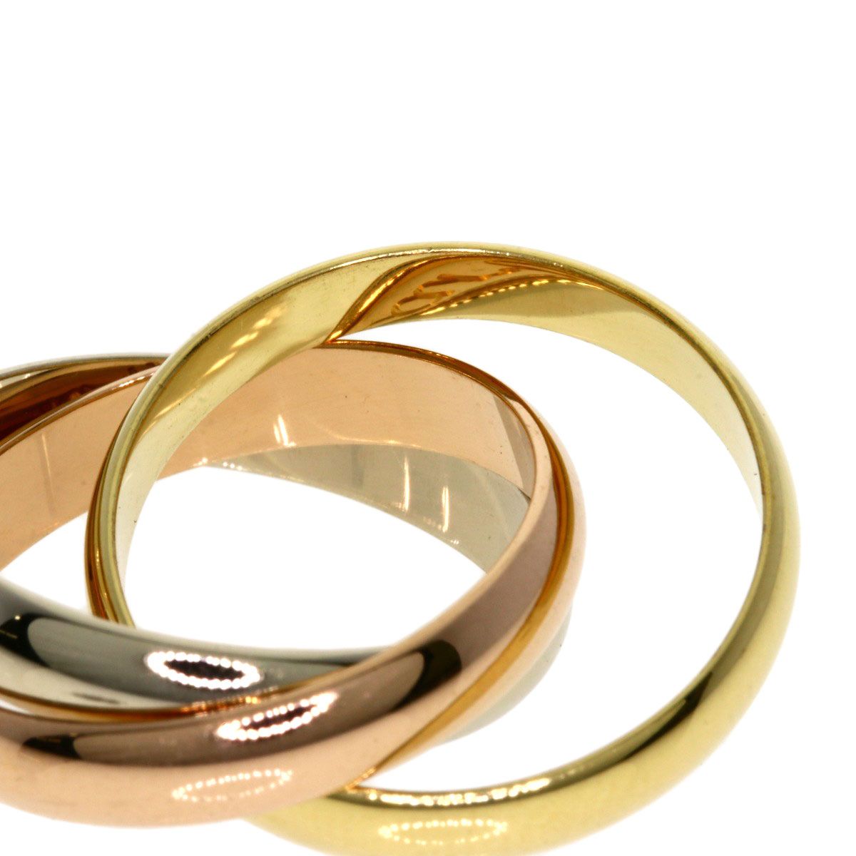 カルティエ Cartier トリニティ LM K18YG 11号(51) リング ss【中古  