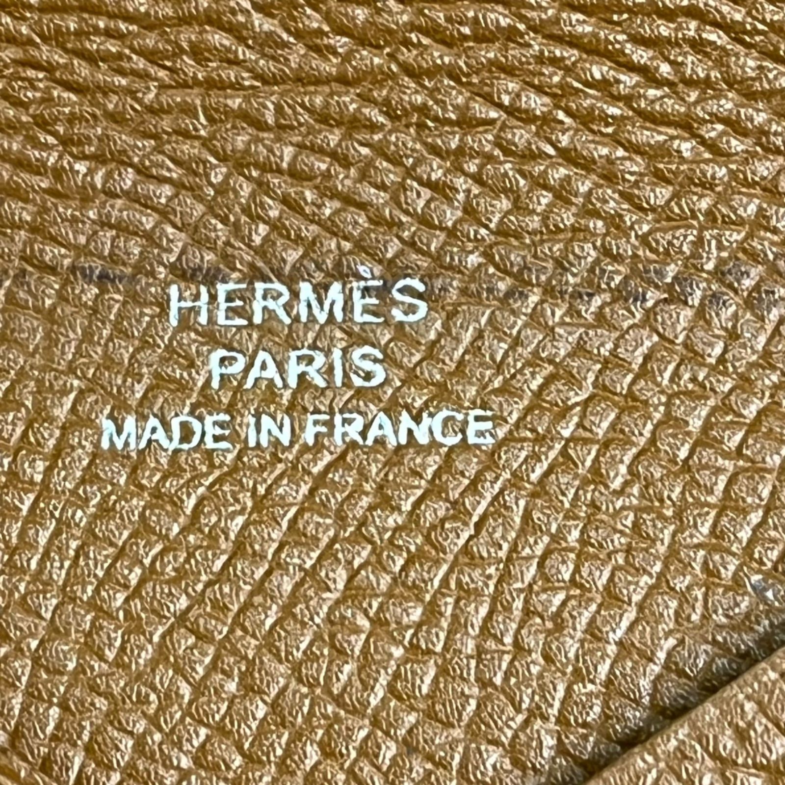 ○エルメス HERMES カルヴィ ブラウン、茶 レザー 名刺入れ ○エルメス HERMES カルヴィ ブラウン、茶 レザー 名刺入れ