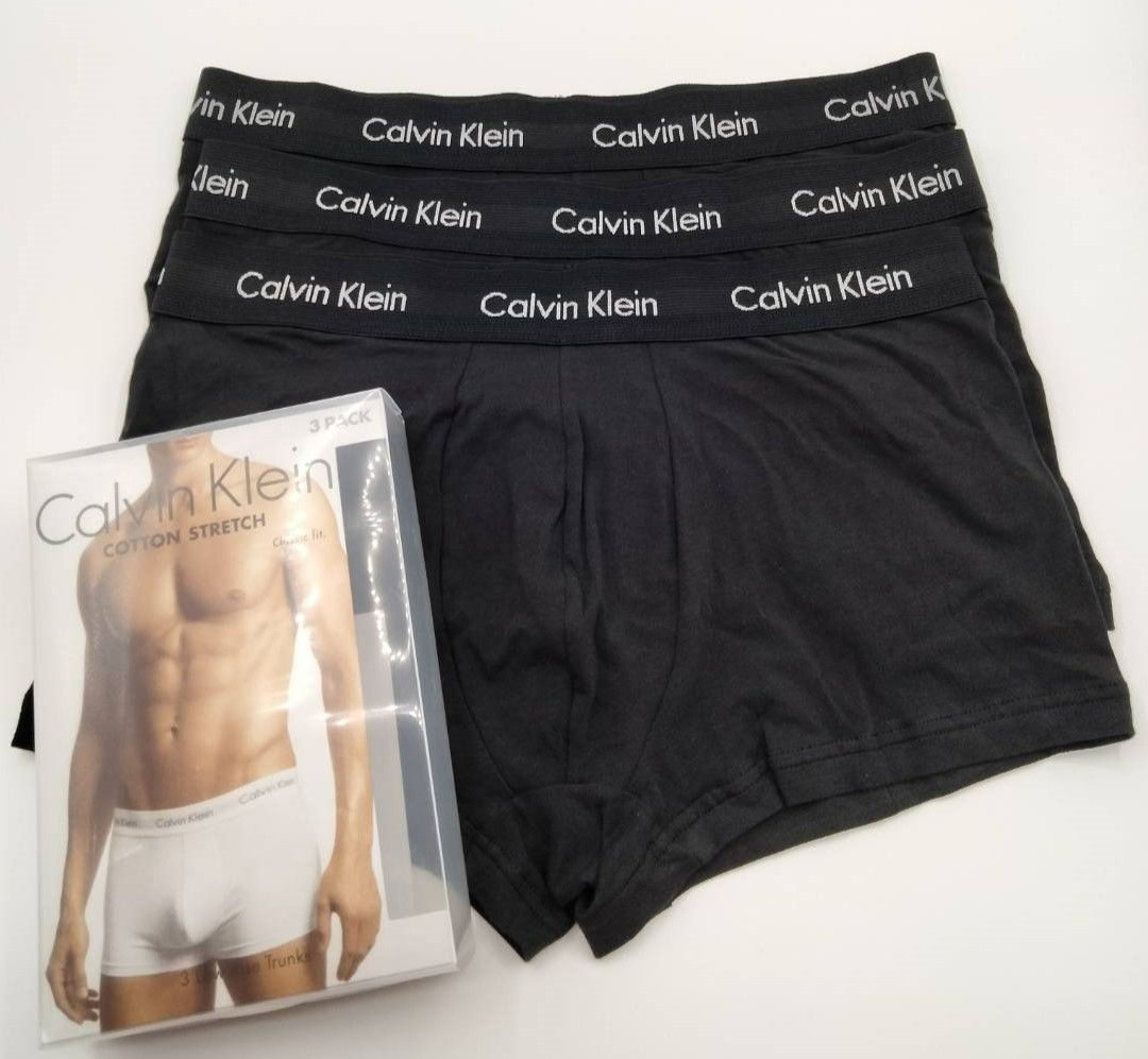値段が激安 Calvin Klein(カルバンクライン) ローライズボクサーパンツ ブラック Mサイズ 3枚 メンズボクサーパンツ 男性下着  U2664 5876.40円 アンダーウェア